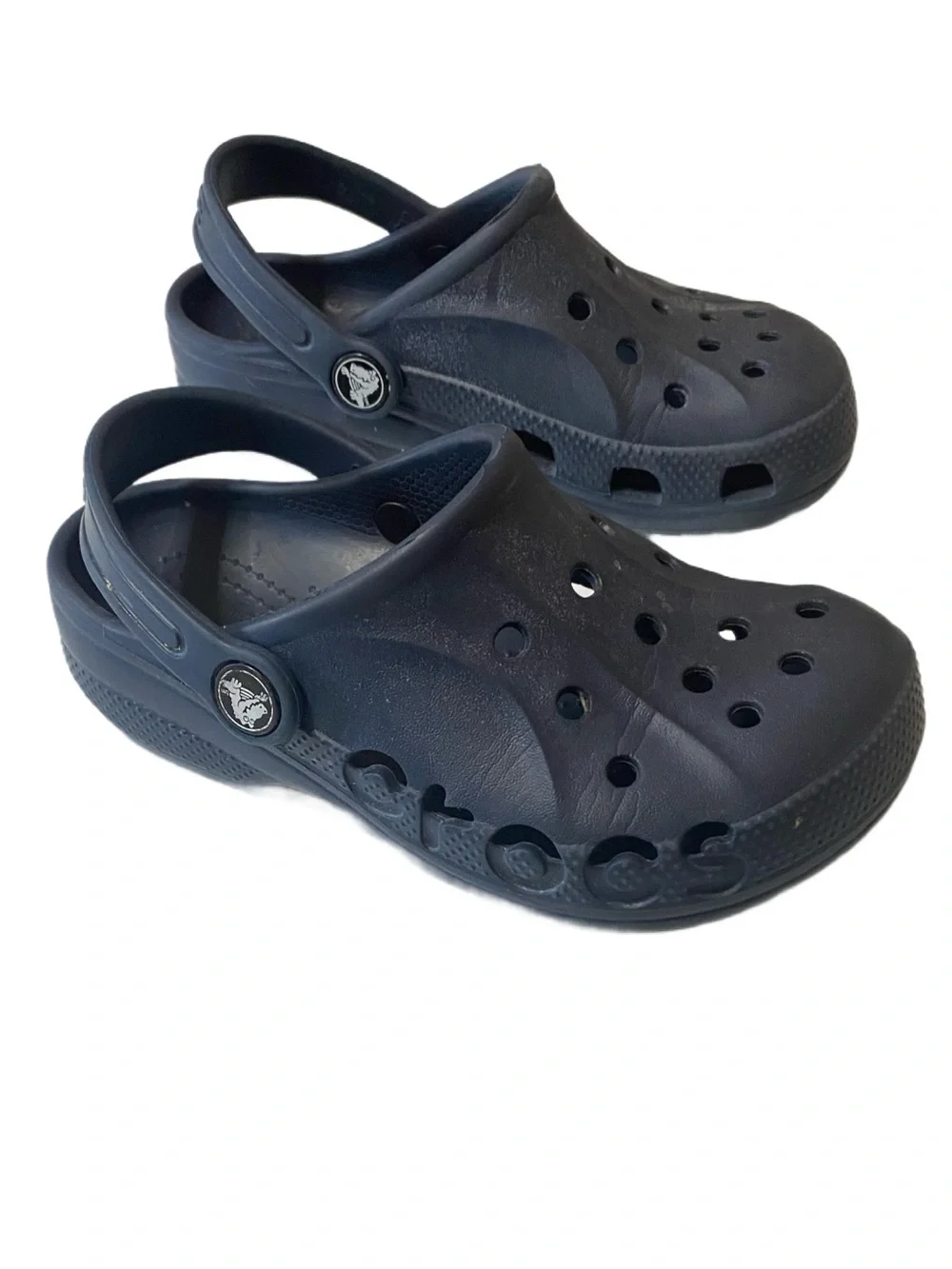 CROCS Kids Navy Blue Classic Clog Sandals